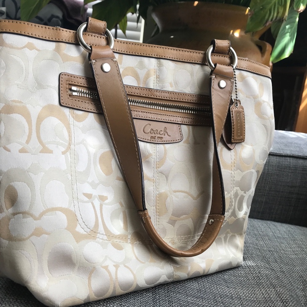 Coach Penelope optic signature tote
